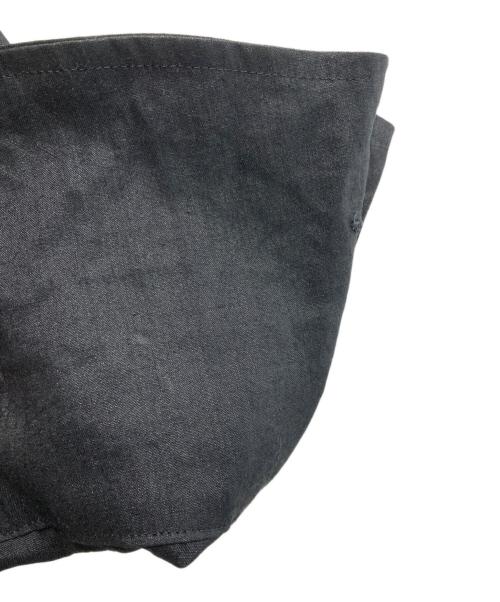 Y's（ワイズ）Y's (ワイズ) 変形リネン混レーヨンシャツ ブラック サイズ:不明の古着・服飾アイテム