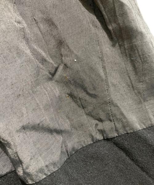 Y's（ワイズ）Y's (ワイズ) 切替スカート ブラック×グレー サイズ:Sの古着・服飾アイテム