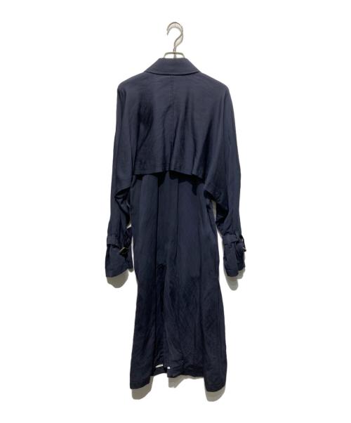 beautiful people（ビューティフルピープル）beautiful people (ビューティフルピープル) レーヨンスプリングコート ネイビー サイズ:36の古着・服飾アイテム