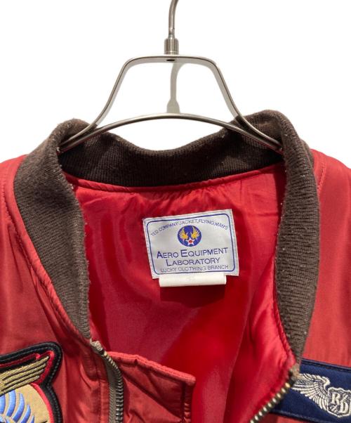 TED MAN（テッドマン）TED MAN (テッドマン) MA-1ジャケット レッド サイズ:42の古着・服飾アイテム