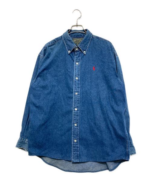 POLO COUNTRY（ポロカントリー）POLO COUNTRY (ポロカントリー) デニムシャツ インディゴ サイズ:Lの古着・服飾アイテム