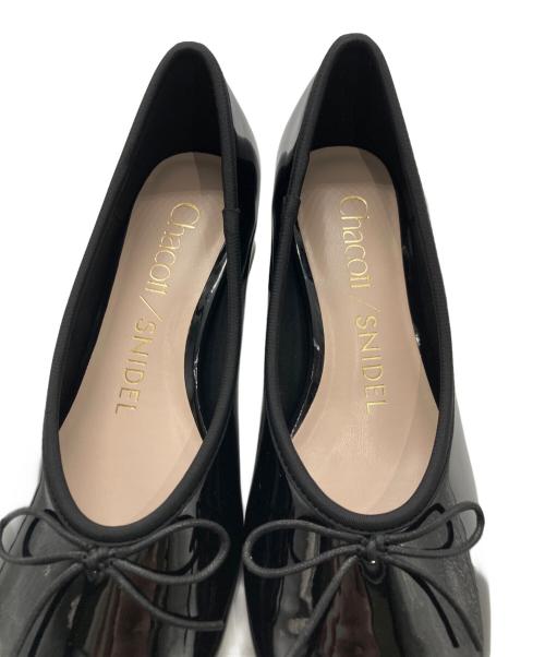 Snidel（スナイデル）Snidel (スナイデル) Chacott (チャコット) コラボシューズ ブラック サイズ:Ｌ 未使用品の古着・服飾アイテム