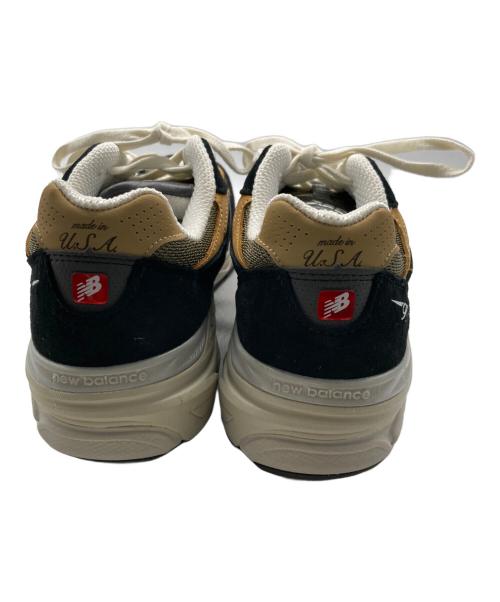 NEW BALANCE（ニューバランス）NEW BALANCE (ニューバランス) 990V3 ブラック×ベージュ サイズ:27.5の古着・服飾アイテム