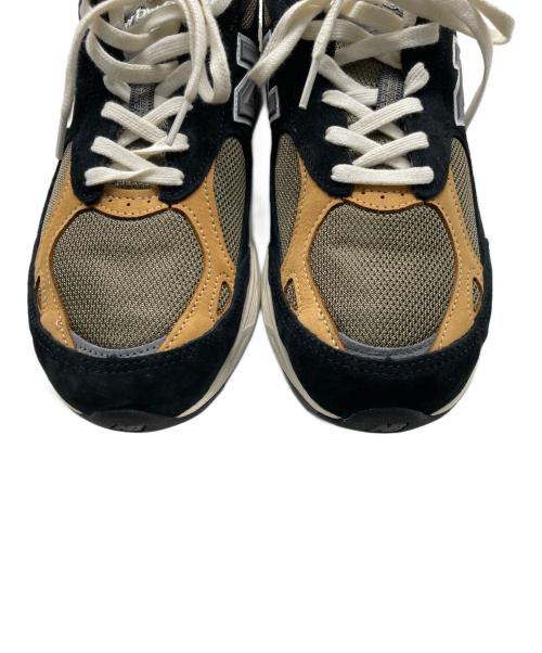 NEW BALANCE（ニューバランス）NEW BALANCE (ニューバランス) 990V3 ブラック×ベージュ サイズ:27.5の古着・服飾アイテム