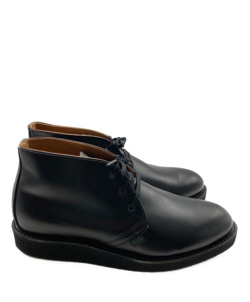 RED WING（レッドウィング）RED WING (レッドウィング) POSTMAN CHUKKA ブラック サイズ:26.5の古着・服飾アイテム