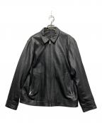 JOURNAL STANDARDジャーナルスタンダード）の古着「シープレザー シングルライダースジャケット」｜ブラック