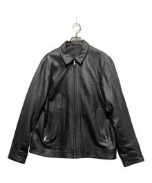 JOURNAL STANDARD（ジャーナルスタンダード）の古着「シープレザー シングルライダースジャケット」｜ブラック