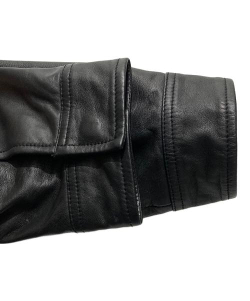 JOURNAL STANDARD（ジャーナルスタンダード）JOURNAL STANDARD (ジャーナルスタンダード) シープレザー シングルライダースジャケット ブラック サイズ:Lの古着・服飾アイテム