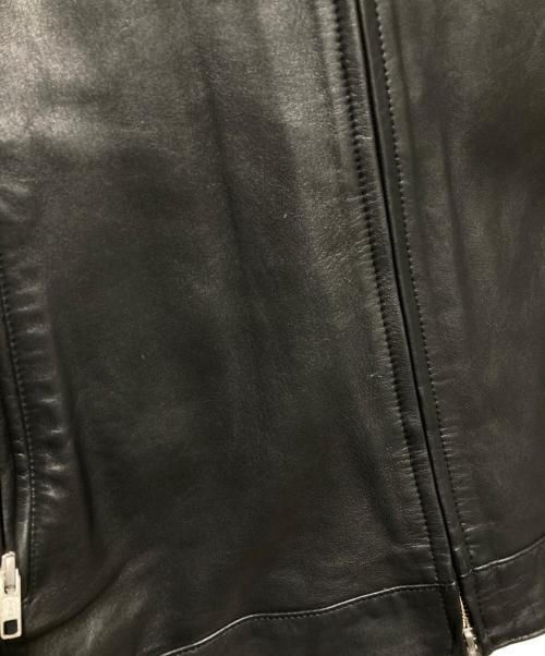 JOURNAL STANDARD（ジャーナルスタンダード）JOURNAL STANDARD (ジャーナルスタンダード) シープレザー シングルライダースジャケット ブラック サイズ:Lの古着・服飾アイテム