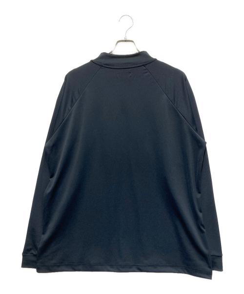 8G SHOOT（エイジシュート）8G SHOOT (エイジシュート) LOGO PRINT MOCK NECK L/S TEE ブラック サイズ:XLの古着・服飾アイテム