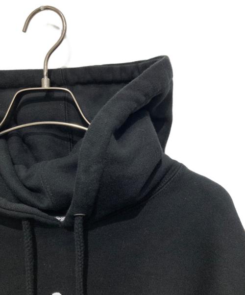 stussy（ステューシー）stussy (ステューシー) クラウンロゴプリントパーカー ブラック サイズ:Lの古着・服飾アイテム