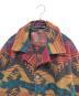中古・古着 WOOLRICH (ウールリッチ) 古着ネイティブ柄コート レッド×ブラック サイズ:M：12000円