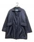 PRADA（プラダ）の古着「ダブルブレストナイロンコート」｜ネイビー