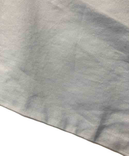 DRAWER（ドゥロワー）Drawer (ドゥロワー) ノーカラーバックボタンシャツ ブルー サイズ:38の古着・服飾アイテム