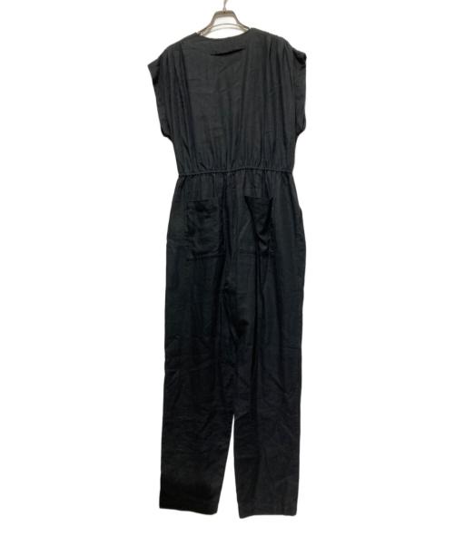 ticca（ティッカ）ticca (ティッカ) リネンコンビネゾン オールインワン ブラック サイズ:FREEの古着・服飾アイテム