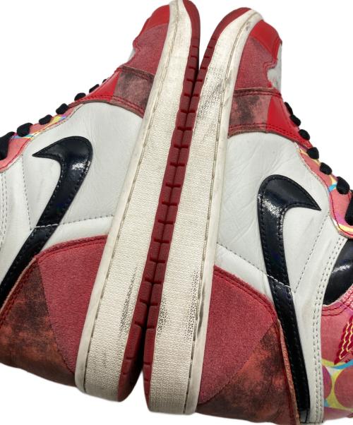 NIKE（ナイキ）NIKE (ナイキ) Air Jordan 1 High OG spider-man（エアジョーダン ワン ハイ オージー スパイダーマン） レッド サイズ:27.5の古着・服飾アイテム