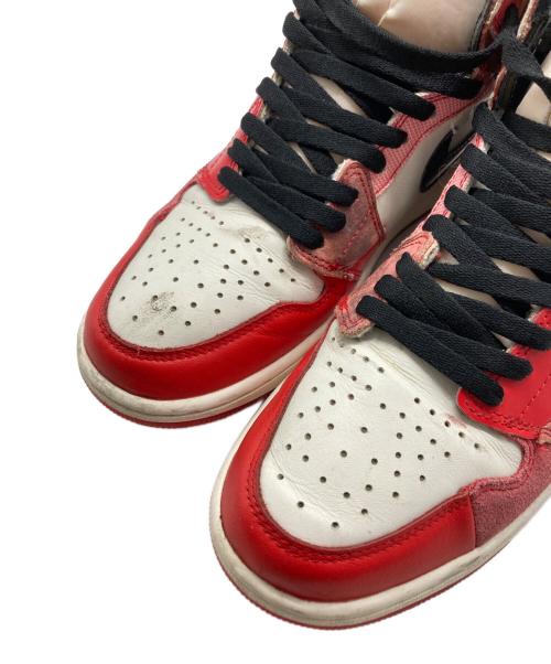NIKE（ナイキ）NIKE (ナイキ) Air Jordan 1 High OG spider-man（エアジョーダン ワン ハイ オージー スパイダーマン） レッド サイズ:27.5の古着・服飾アイテム
