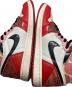中古・古着 NIKE (ナイキ) Air Jordan 1 High OG spider-man（エアジョーダン ワン ハイ オージー スパイダーマン） レッド サイズ:27.5：9000円