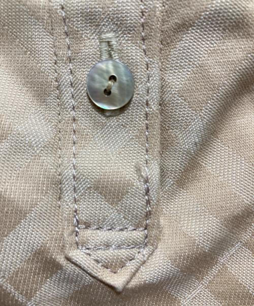 BURBERRY LONDON（バーバリーロンドン）BURBERRY LONDON (バーバリーロンドン) ノヴァチェックシャツワンピース ベージュ サイズ:42の古着・服飾アイテム