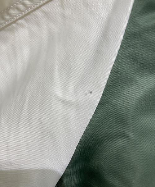 GANRYU（ガンリュウ）GANRYU (ガンリュウ) MA-1ジャケット グリーン×ホワイト サイズ:Lの古着・服飾アイテム