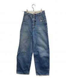 MM6 Maison Margiela（エムエムシックスメゾンマルジェラ）の古着「デニムパンツ」｜インディゴ