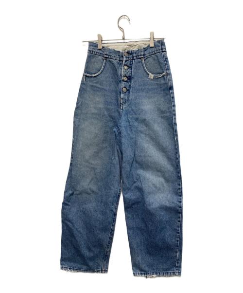 MM6 Maison Margiela（エムエムシックスメゾンマルジェラ）MM6 Maison Margiela (エムエムシックスメゾンマルジェラ) デニムパンツ インディゴ サイズ:36の古着・服飾アイテム