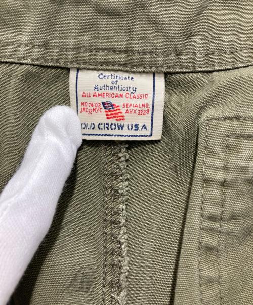OLD CROW（オールドクロウ）OLD CROW (オールドクロウ) カーゴパンツ グリーン サイズ:Lの古着・服飾アイテム