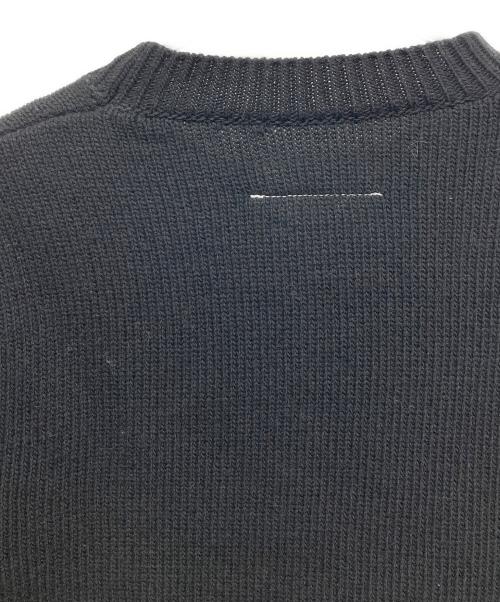 MM6 Maison Margiela（エムエムシックスメゾンマルジェラ）MM6 Maison Margiela (エムエムシックスメゾンマルジェラ) テープラベルニット ブラック サイズ:Sの古着・服飾アイテム