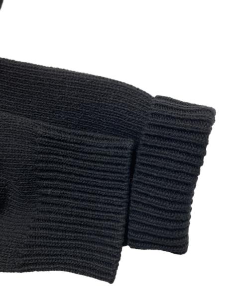 MM6 Maison Margiela（エムエムシックスメゾンマルジェラ）MM6 Maison Margiela (エムエムシックスメゾンマルジェラ) テープラベルニット ブラック サイズ:Sの古着・服飾アイテム