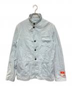 KENZOケンゾー）の古着「バックロゴパッチ デニム ワークジャケット」｜ブルー