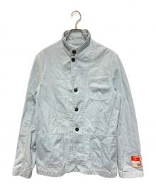 KENZO（ケンゾー）の古着「バックロゴパッチ デニム ワークジャケット」｜ブルー