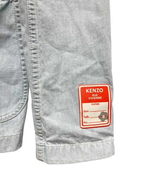 KENZO（ケンゾー）KENZO (ケンゾー) バックロゴパッチ デニム ワークジャケット ブルー サイズ:Sの古着・服飾アイテム