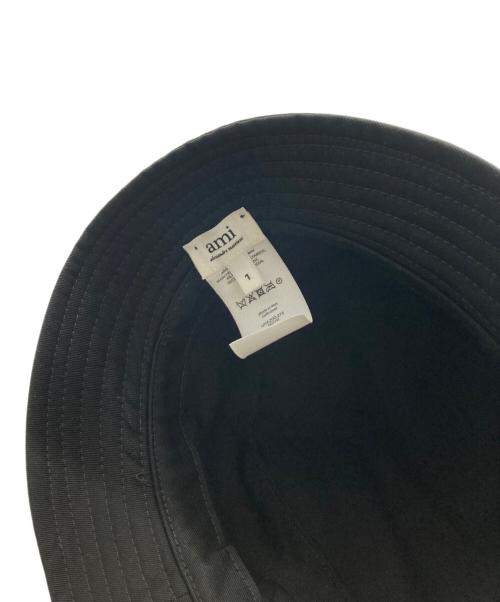 AMI Alexandre Mattiussi（アミアレクサンドルマテュッシ）AMI Alexandre Mattiussi (アミアレクサンドルマテュッシ) バケットハット ブラック サイズ:1の古着・服飾アイテム