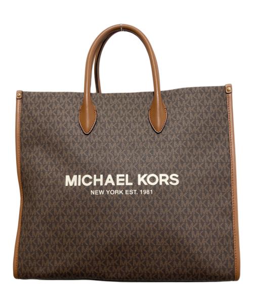 MICHAEL KORS（マイケル・コース）MICHAEL KORS (マイケル・コース) Mirellaトートバッグ ブラウンの古着・服飾アイテム