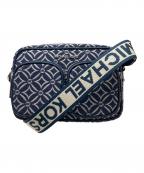 MICHAEL KORSマイケル・コース）の古着「クロスボディ ウィズ テックアタッチ ミディアム」｜ネイビー