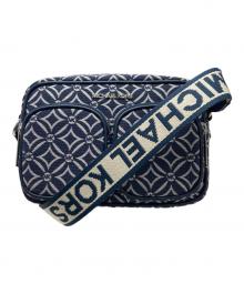 MICHAEL KORS（マイケル・コース）の古着「クロスボディ ウィズ テックアタッチ ミディアム」｜ネイビー