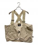 CMF OUTDOOR GARMENTコンフィーアウトドアガーメント）の古着「EVERYTHING RIGHT PLACE VEST」｜ベージュ