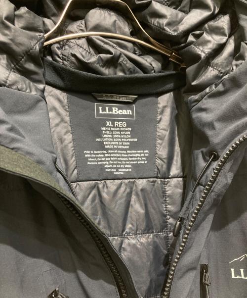 L.L.Bean（エルエルビーン）L.L.Bean (エルエルビーン) ウォータープルーフプリマロフトパッカウェイジャケット ブラック サイズ:XLの古着・服飾アイテム