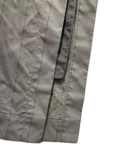 Ujoh（ウジョー）UJOH (ウジョー) ワンショルダーストライプロングスカート グレー サイズ:2の古着・服飾アイテム