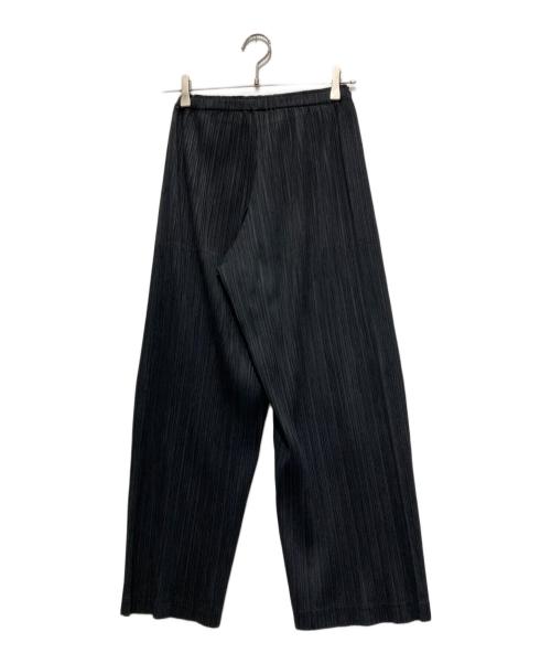 PLEATS PLEASE（プリーツプリーズ）PLEATS PLEASE (プリーツプリーズ) プリーツパンツ ブラックの古着・服飾アイテム