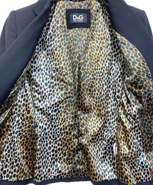 DOLCE & GABBANA（ドルチェ＆ガッバーナ）DOLCE & GABBANA (ドルチェ＆ガッバーナ) テーラードジャケット ブラック サイズ:40の古着・服飾アイテム