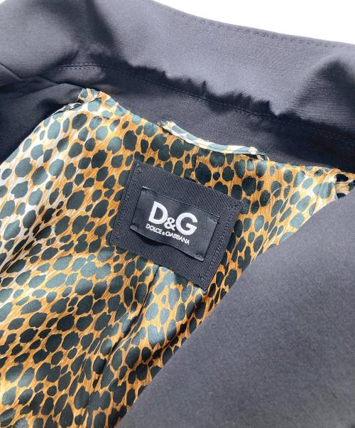 DOLCE & GABBANA（ドルチェ＆ガッバーナ）DOLCE & GABBANA (ドルチェ＆ガッバーナ) テーラードジャケット ブラック サイズ:40の古着・服飾アイテム