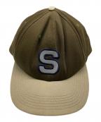 OLD STUSSYオールドステューシー）の古着「キャップ」｜カーキ