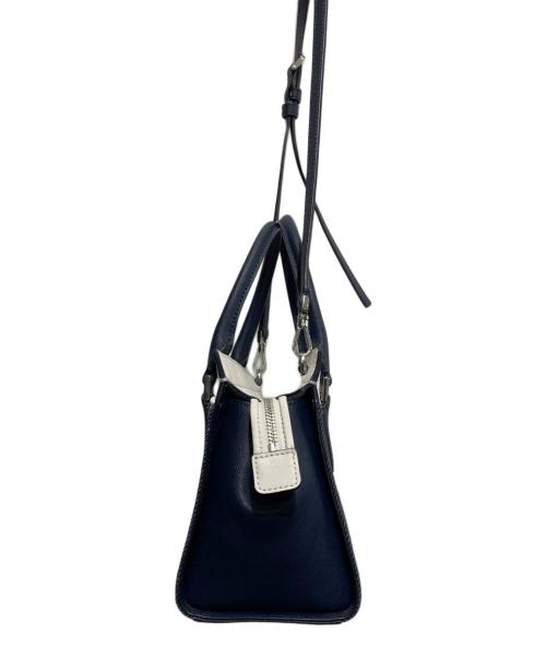 Kate Spade（ケイトスペード）Kate Spade (ケイトスペード) デニムスモールサッチェル2WAYバッグ ネイビーの古着・服飾アイテム