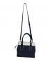 Kate Spade (ケイトスペード) デニムスモールサッチェル2WAYバッグ ネイビー：8000円