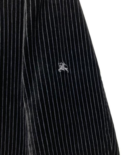 BURBERRY BLACK LABEL（バーバリーブラックレーベル）BURBERRY BLACK LABEL (バーバリーブラックレーベル) ストライプジャケット ブラック サイズ:Lの古着・服飾アイテム