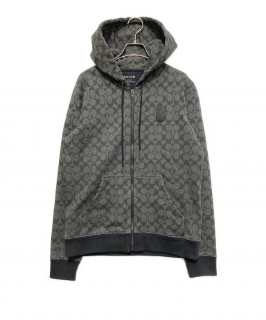 中古・古着通販】COACH (コーチ) シグネチャージップアップパーカー