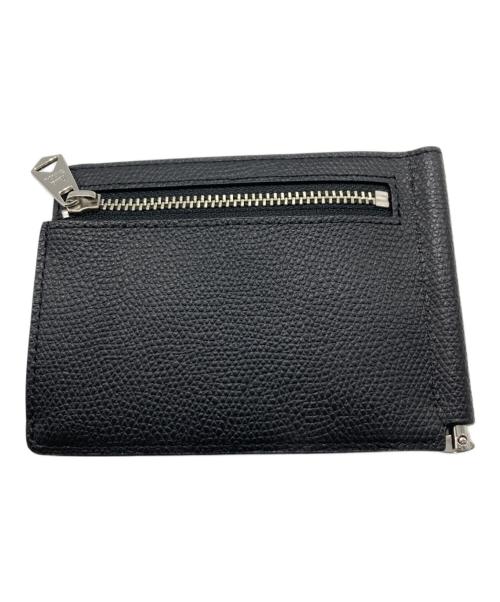 PAUL SMITH（ポールスミス）Paul Smith (ポールスミス) グレインレザー2つ折り財布 ブラックの古着・服飾アイテム