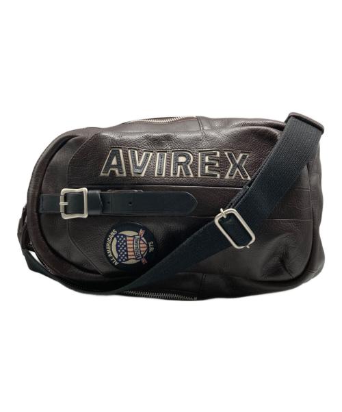 AVIREX（アヴィレックス）AVIREX (アヴィレックス) BULTO LIMITED EDITION ボディバッグ ブラウンの古着・服飾アイテム