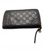 ）の古着「GG柄 ラウンドファスナー 長財布」｜ブラウン